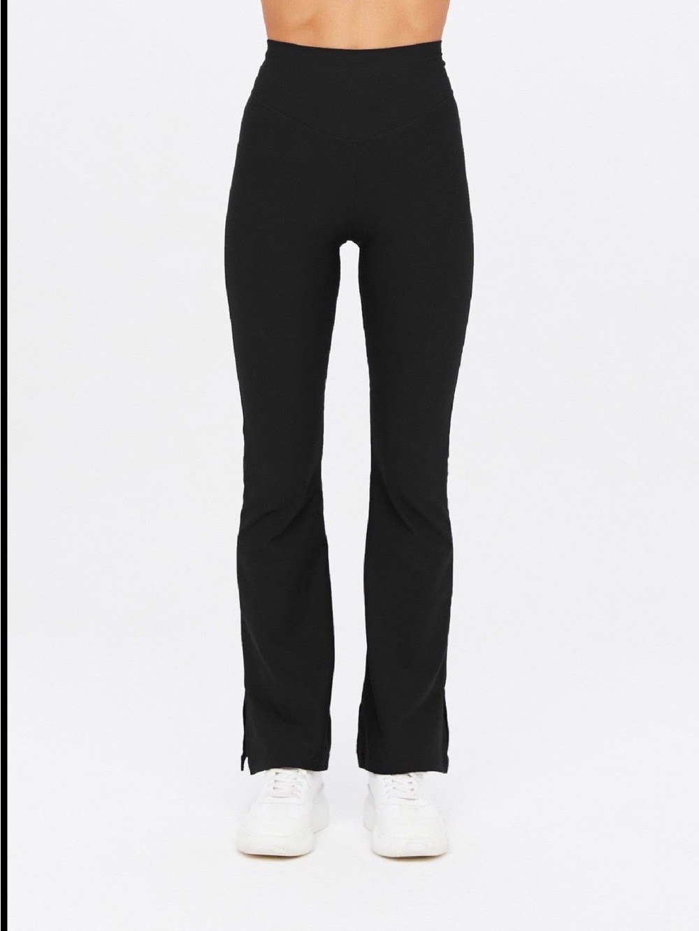 The Upside Black peached Florence flair black pants